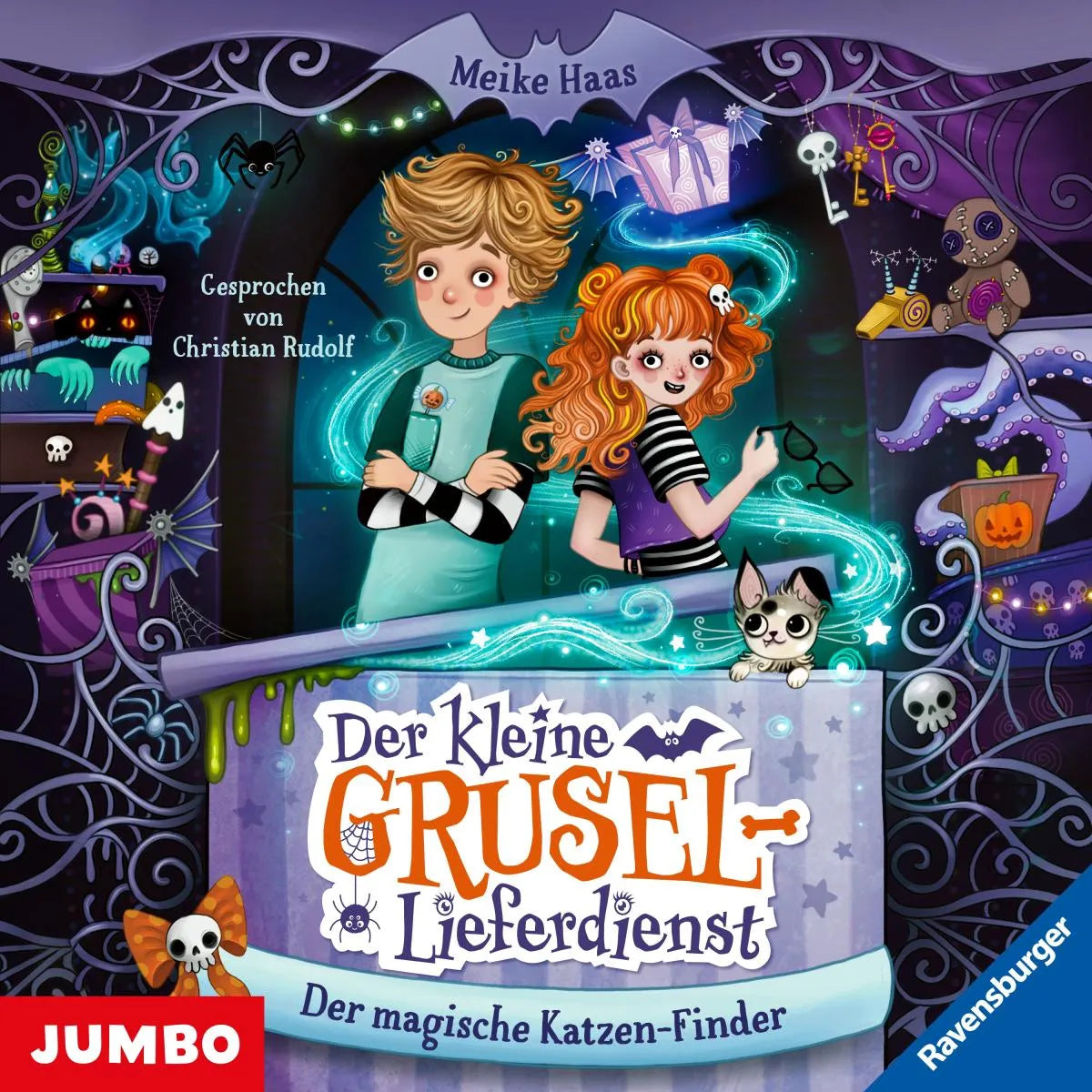 Cover: Der kleine Grusel-Lieferdienst. Der magische Katzen-Finder (Hörbuch Download) von Meike Haas