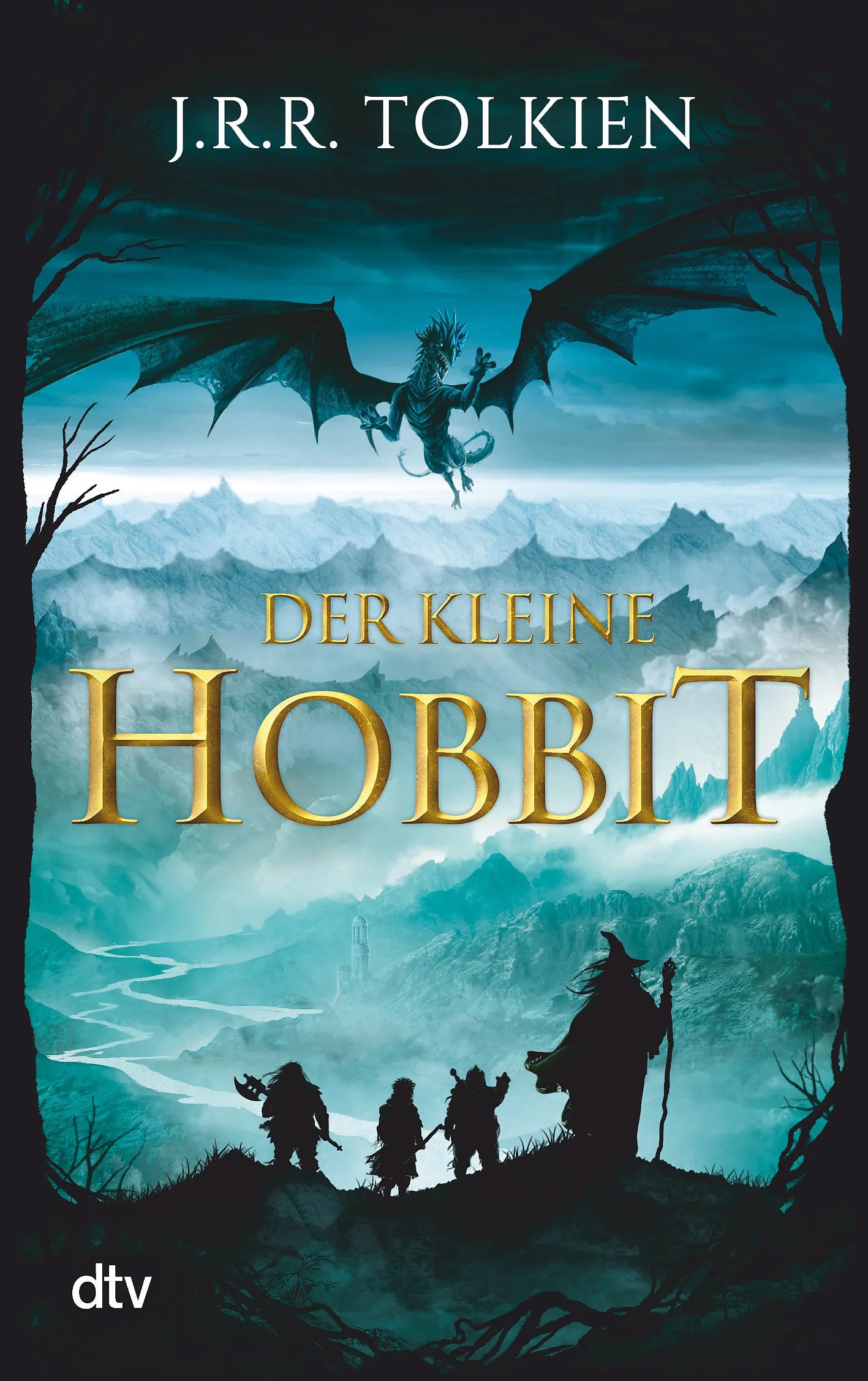 Buchcover von 'Der kleine Hobbit' - Taschenbuch von J.R.R. Tolkien