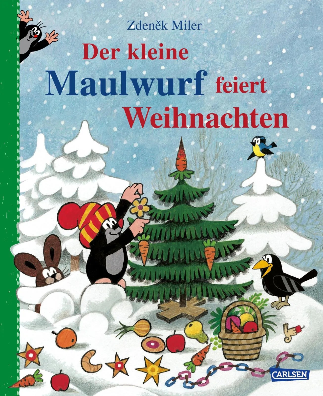 Cover: Der kleine Maulwurf feiert Weihnachten (Hardcover) von Zdeněk Miler