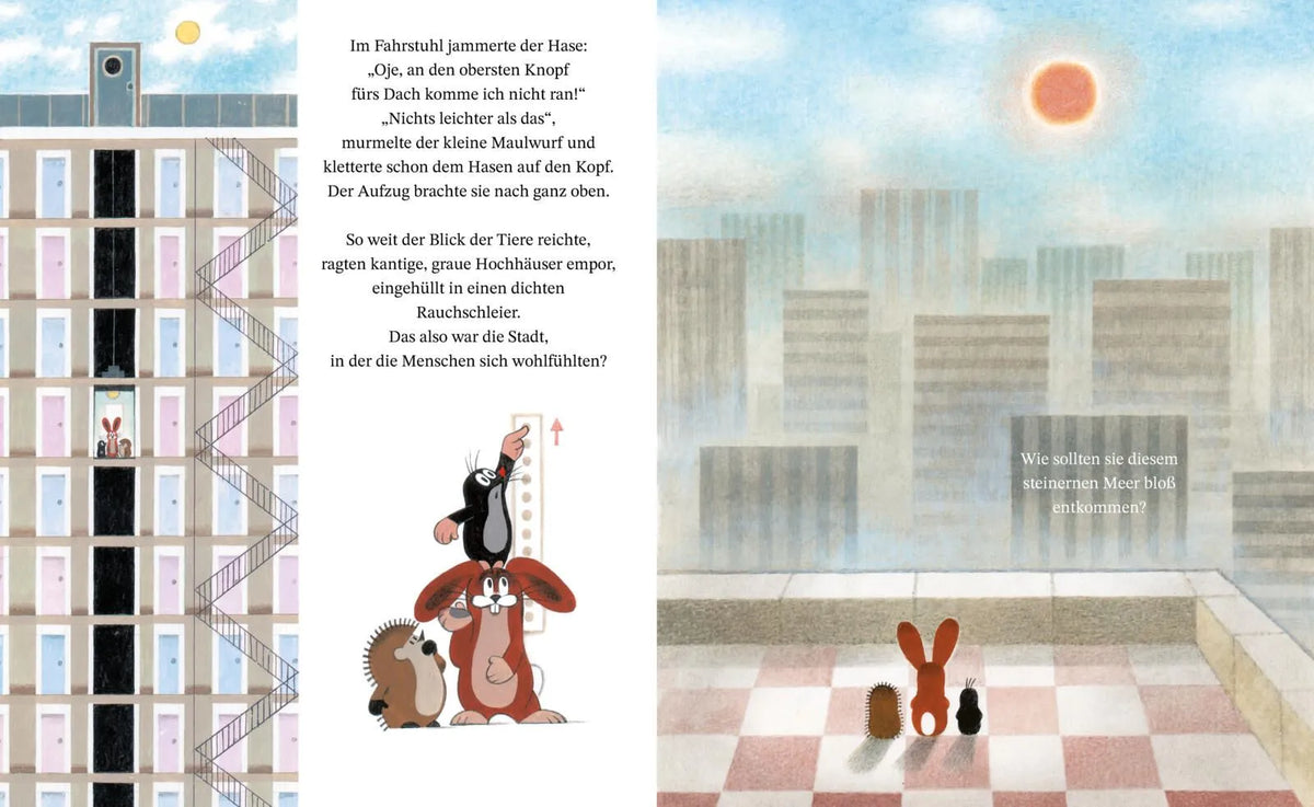 Detailansicht: Der kleine Maulwurf in der Stadt (Hardcover)