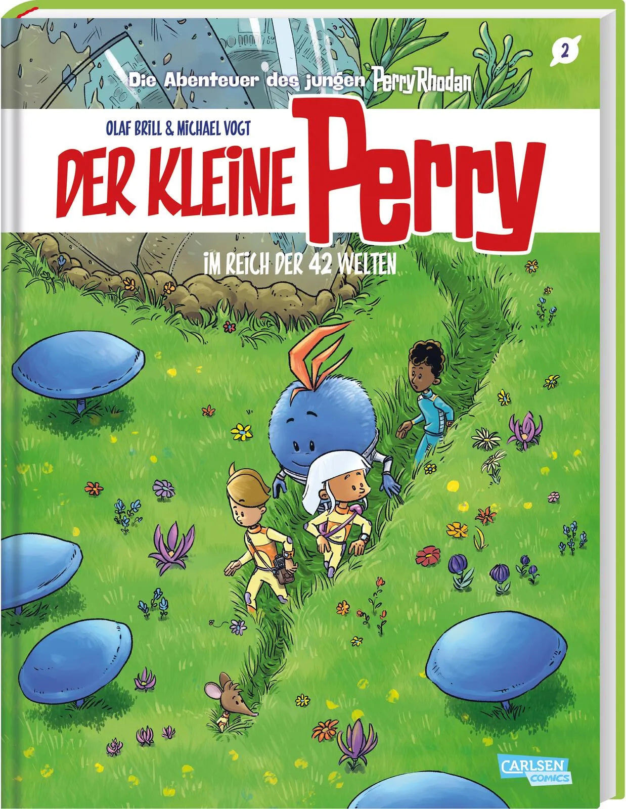Buchcover von 'Der kleine Perry 2: Im Reich der 42 Welten' - Gebundene Ausgabe von Olaf Brill