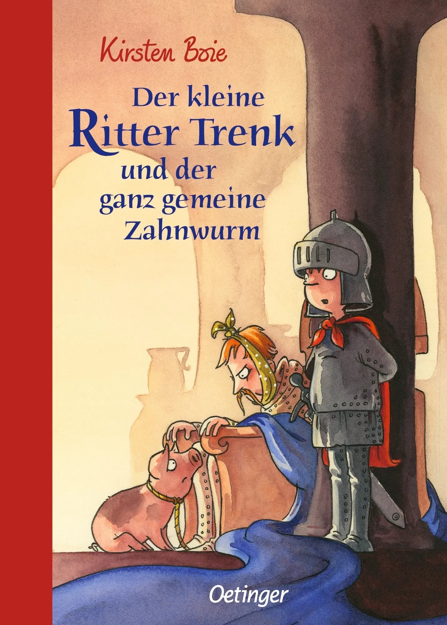 Buchcover von 'Der kleine Ritter Trenk und der ganz gemeine Zahnwurm' - Gebundene Ausgabe von Kirsten Boie