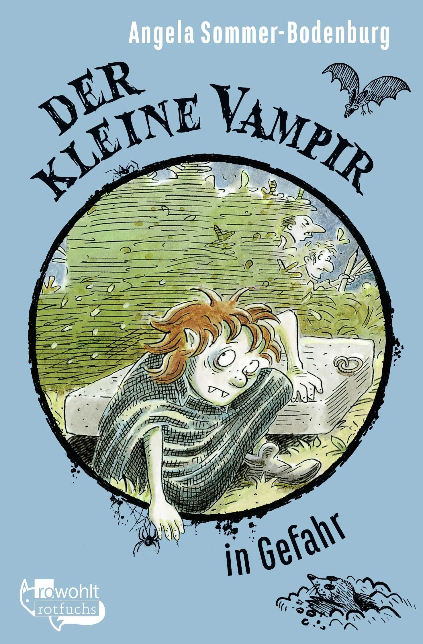 Buchcover von 'Der kleine Vampir in Gefahr' - Taschenbuch von Angela Sommer-Bodenburg