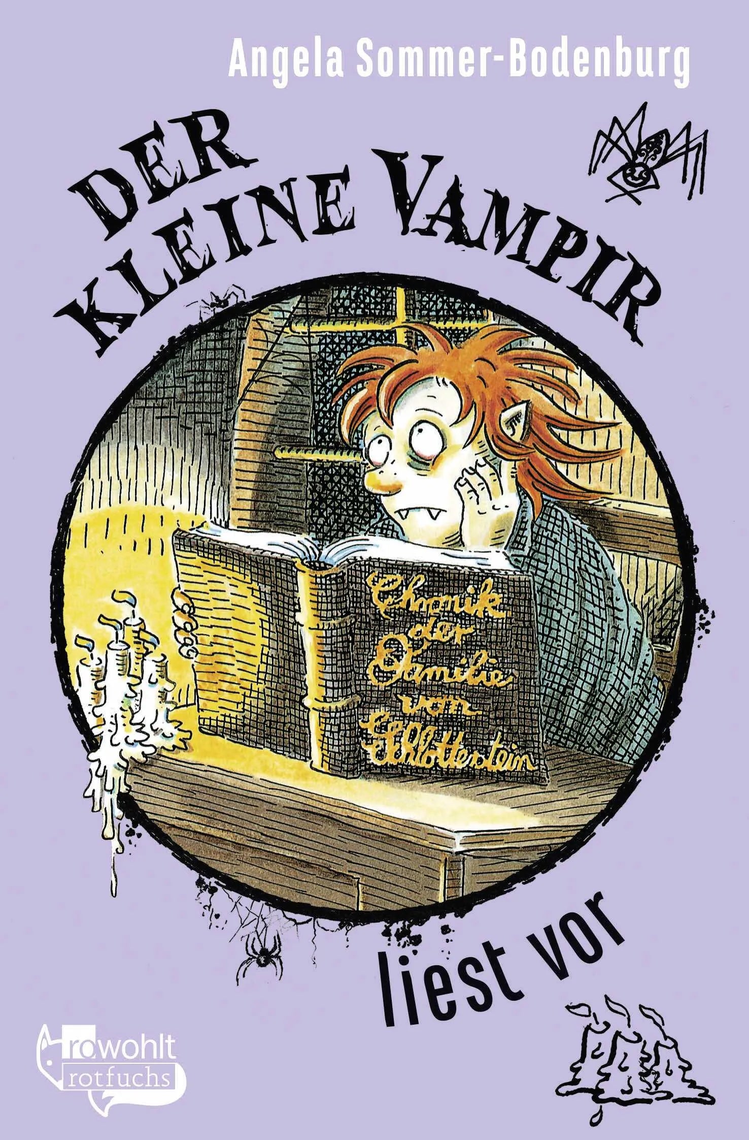 Buchcover von 'Der kleine Vampir liest vor' - Taschenbuch von Angela Sommer-Bodenburg