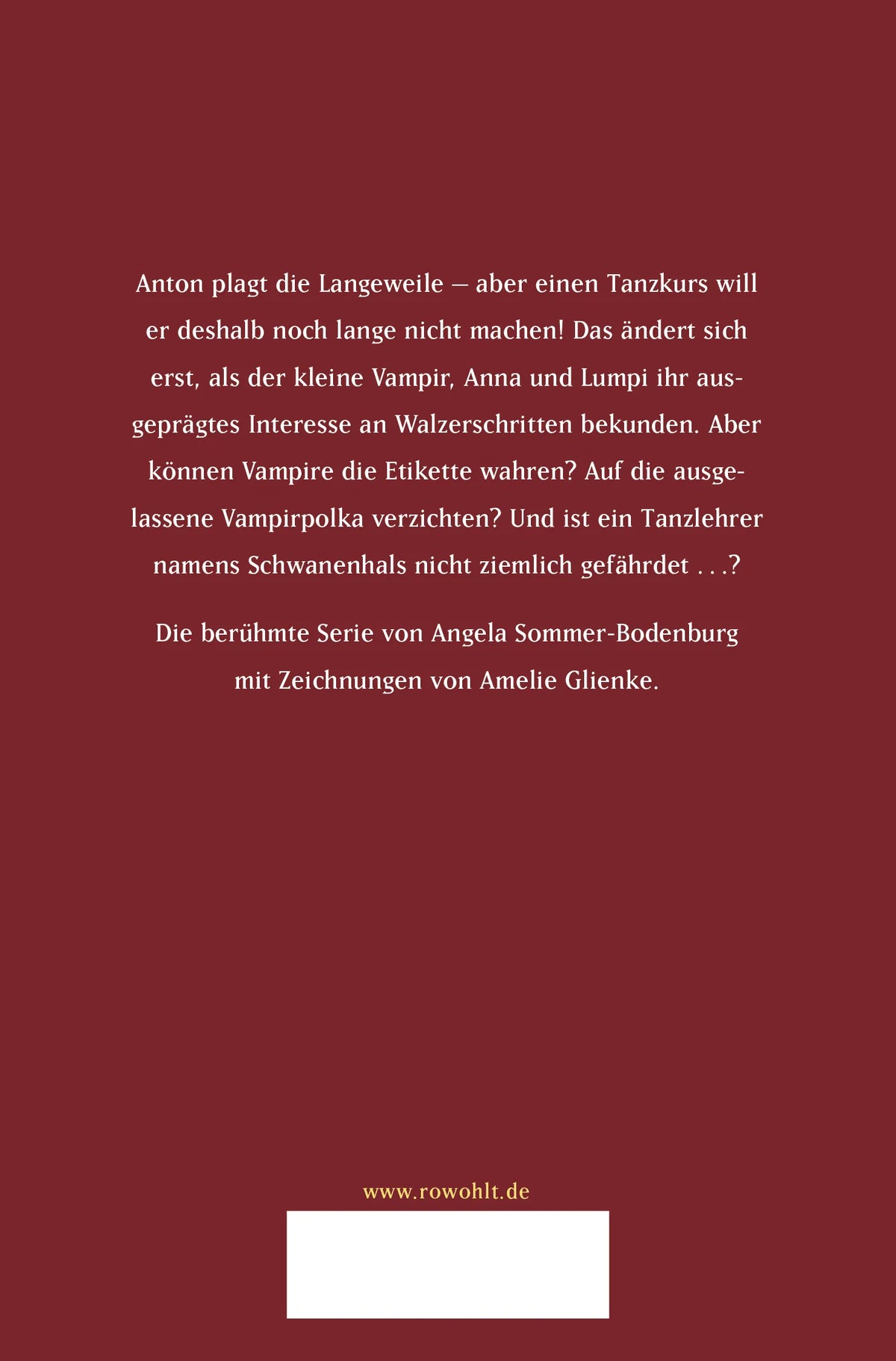Rückseite: Der kleine Vampir und die Tanzstunde (Taschenbuch)