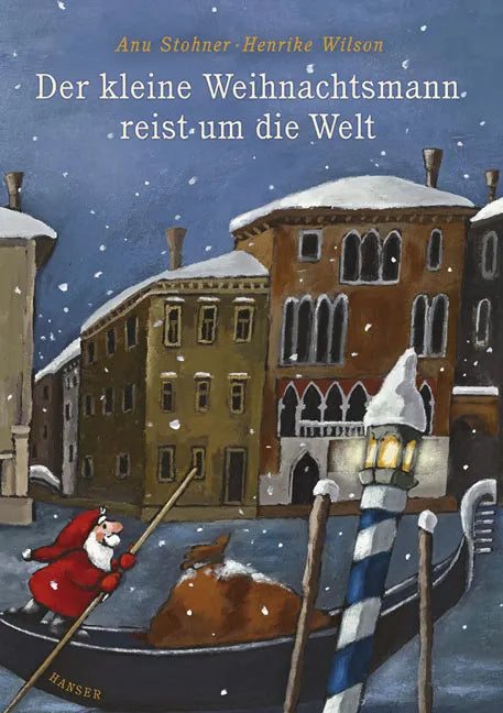 Buchcover von 'Der kleine Weihnachtsmann reist um die Welt' - Gebundene Ausgabe von Anu Stohner