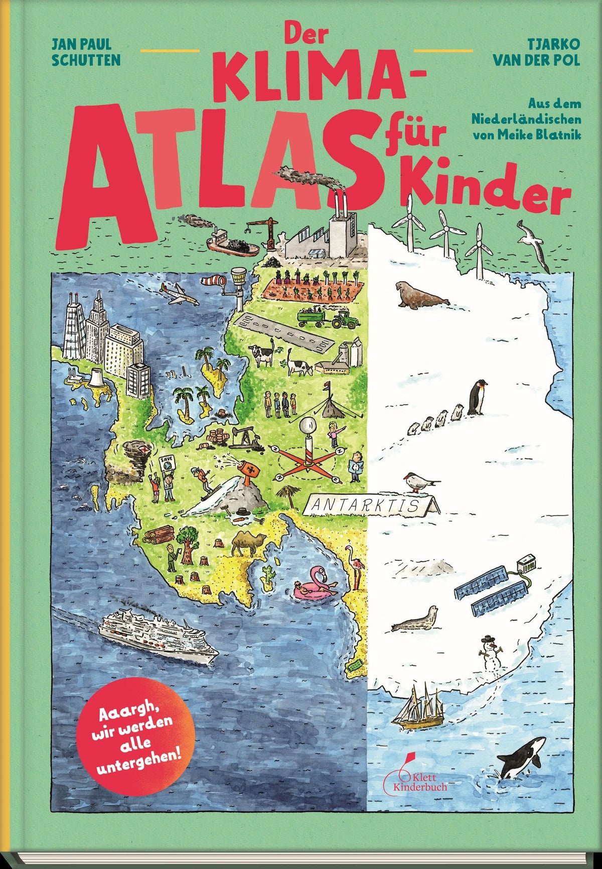 Cover: Der Klima-Atlas für Kinder (Hardcover) von Jan Paul Schutten
