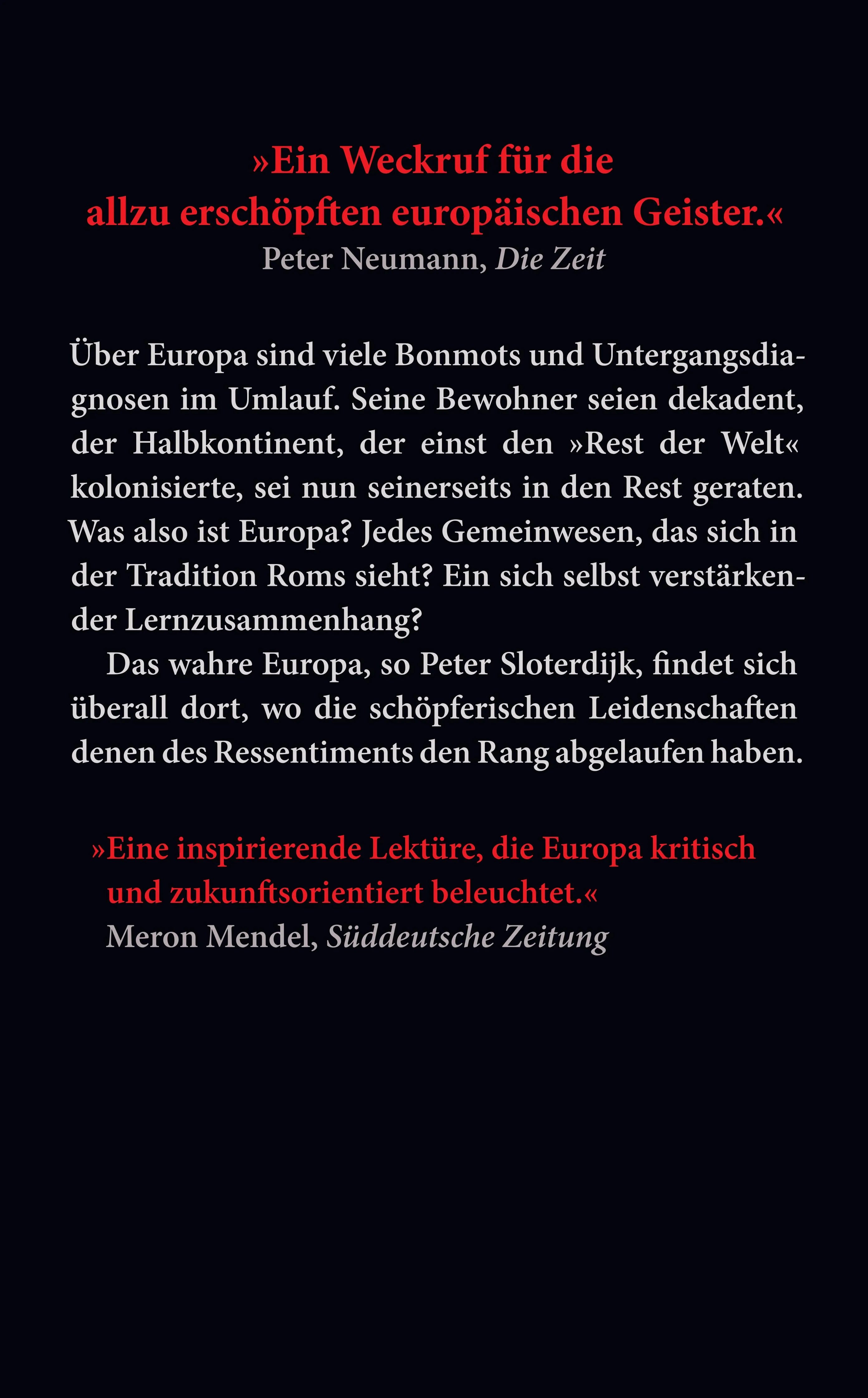 Rückseite: Der Kontinent ohne Eigenschaften (Taschenbuch)