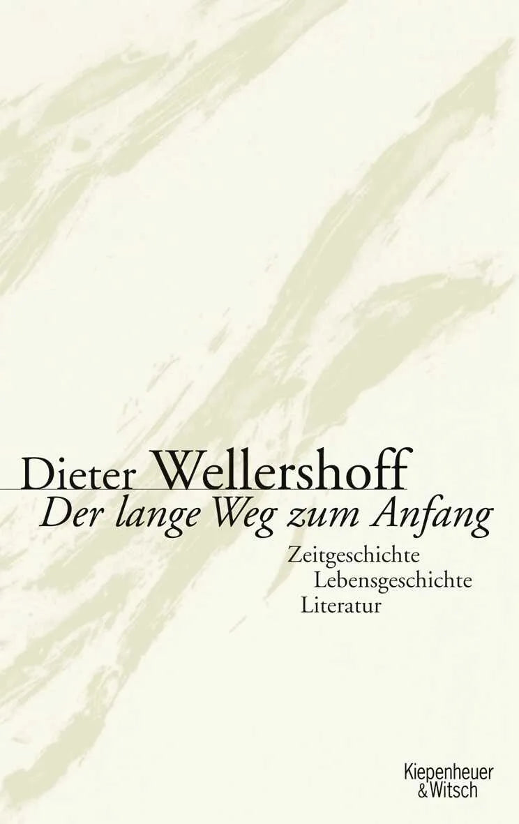 Buchcover von 'Der lange Weg zum Anfang' - Gebundene Ausgabe von Dieter Wellershoff