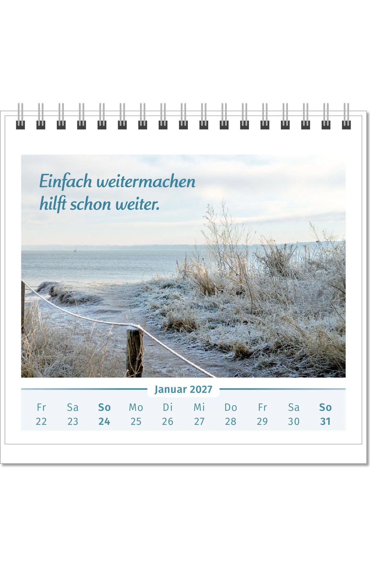 Der Lebensfreude-Tischkalender 2027 – Ansicht