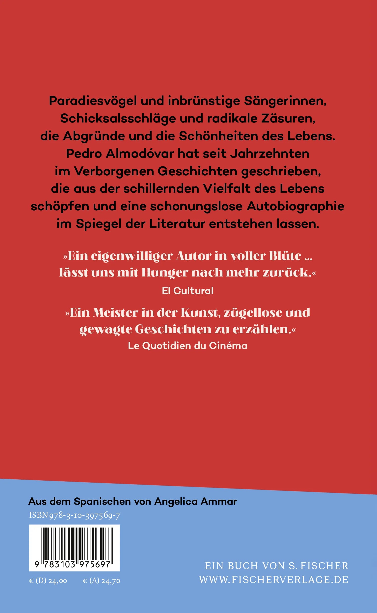 Buchrückseite von 'Der letzte Traum' mit Klappentext - Gebundene Ausgabe