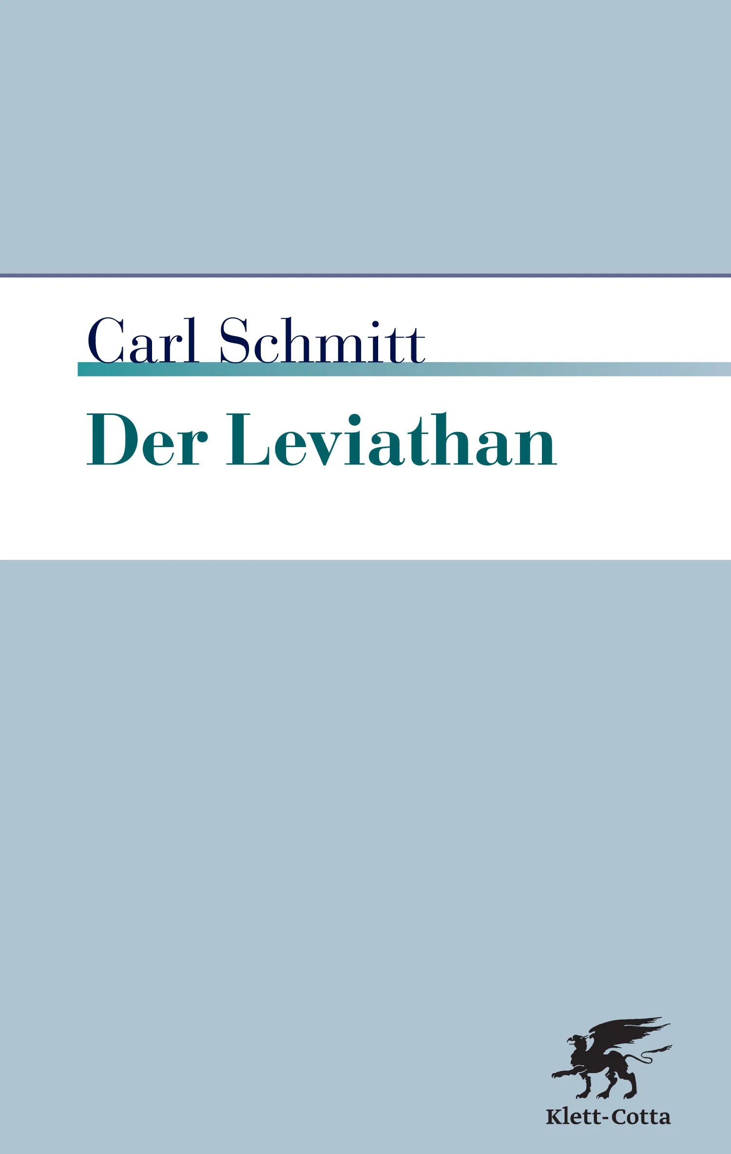 Buchcover von 'Der Leviathan in der Staatslehre des Thomas Hobbes' - Paperback von Carl Schmitt