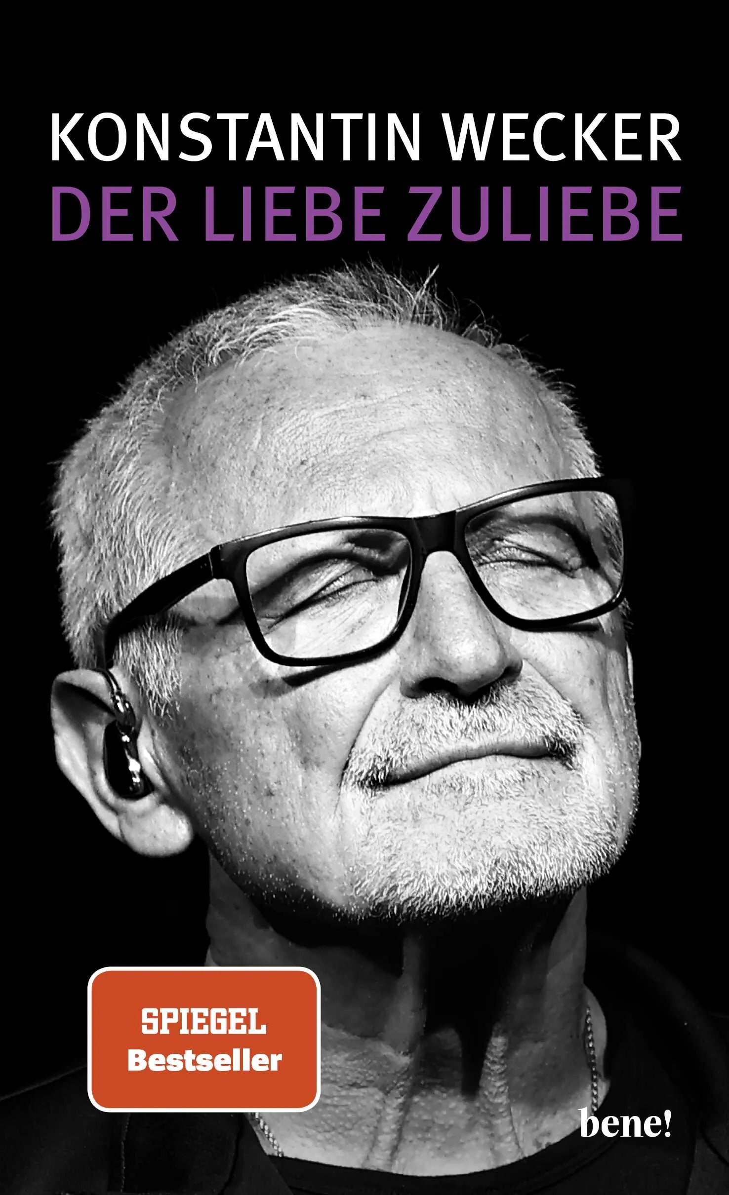 Buchcover von 'Der Liebe zuliebe' - Gebundene Ausgabe von Konstantin Wecker