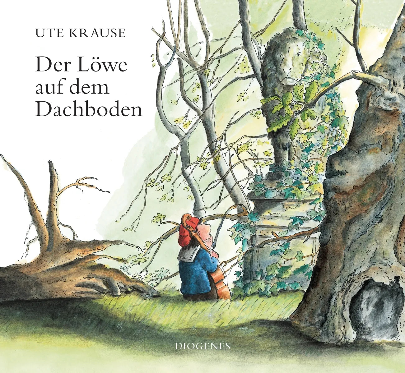 Buchcover von 'Der Löwe auf dem Dachboden' - Gebundene Ausgabe von Ute Krause