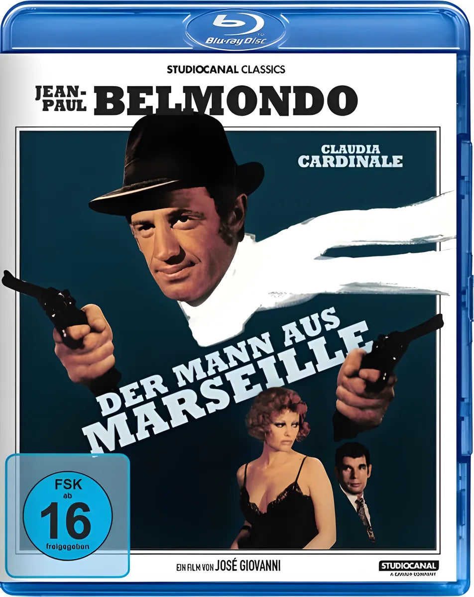 Blu-ray-Cover: Der Mann aus Marseille (Belmondo Collection). Regie: José Giovanni