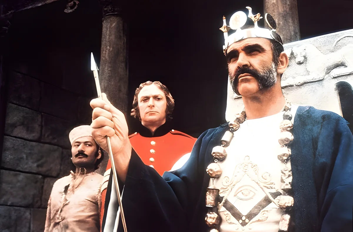 Filmszene 3 aus Der Mann, der König sein wollte (Steelbook) – 4K UHD Blu-ray. Regie: John Huston