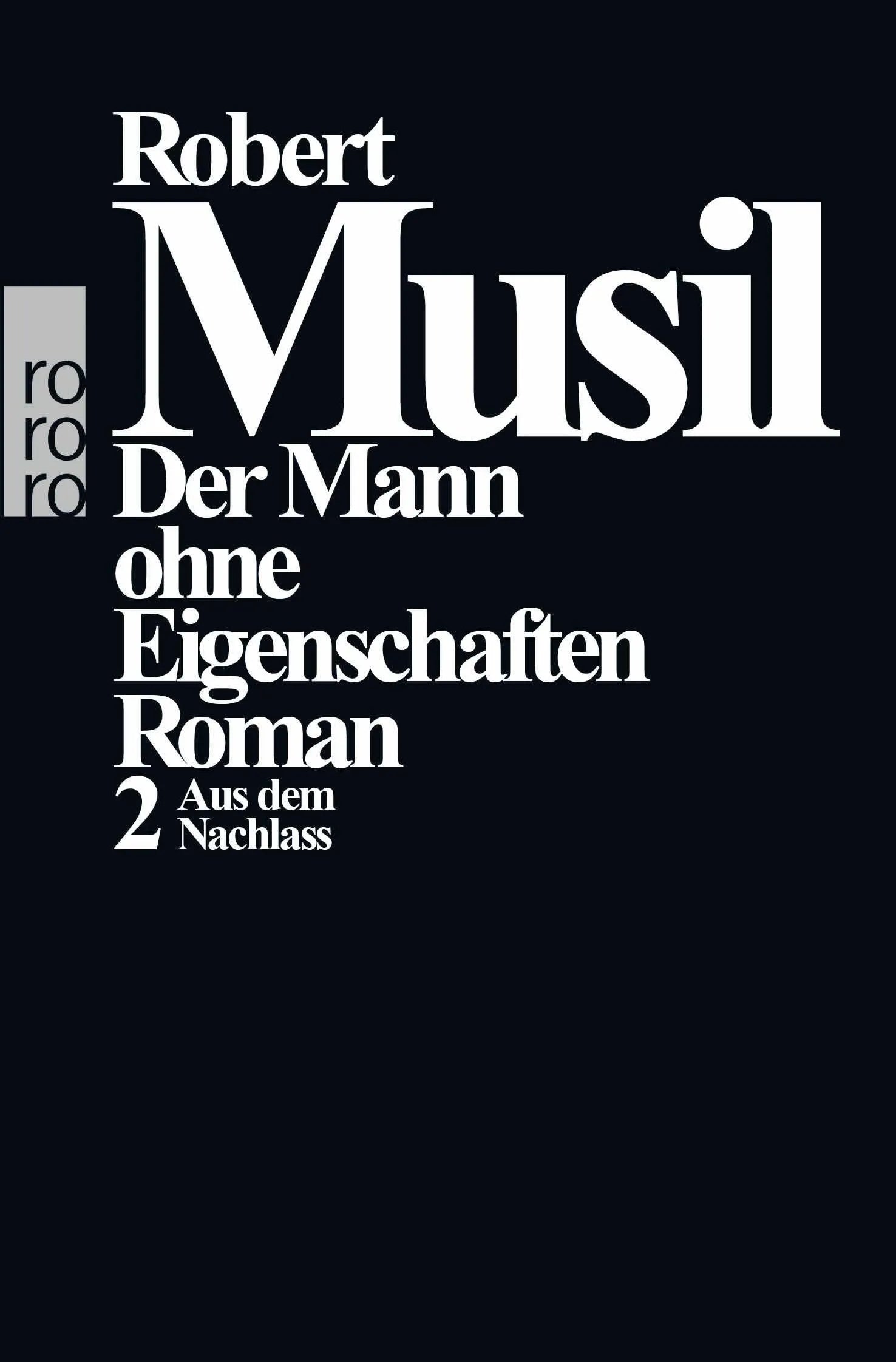 Buchcover von 'Der Mann ohne Eigenschaften II' - Taschenbuch von Robert Musil