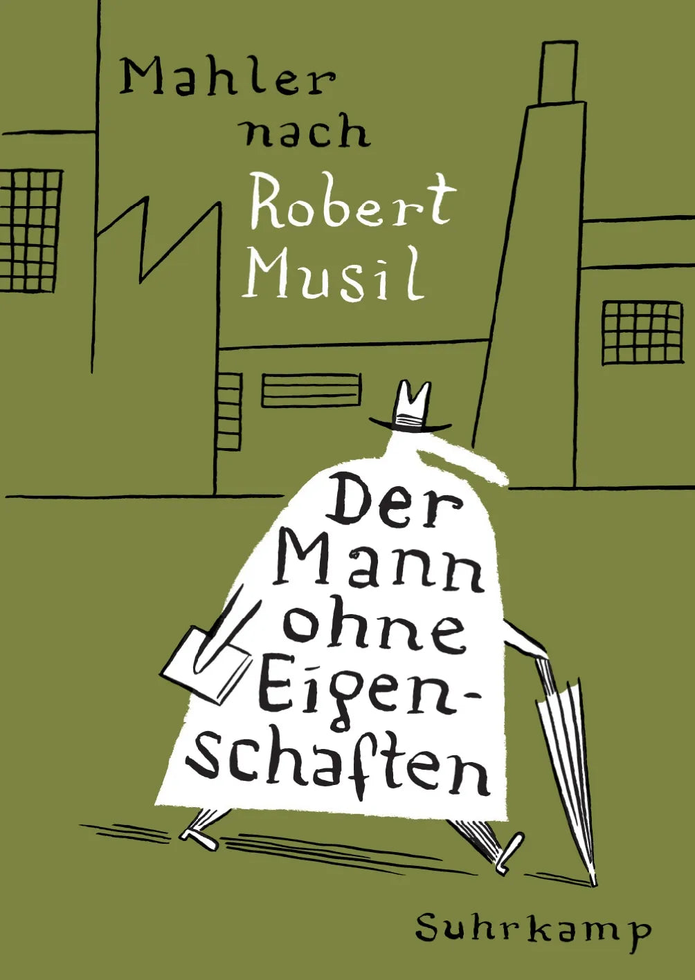 Buchcover von 'Der Mann ohne Eigenschaften' - Paperback von Nicolas Mahler