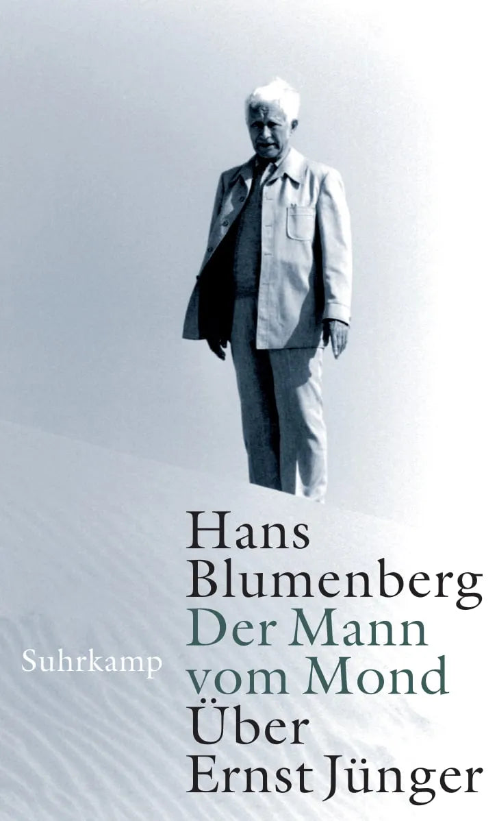 Buchcover von 'Der Mann vom Mond' - Gebundene Ausgabe von Hans Blumenberg