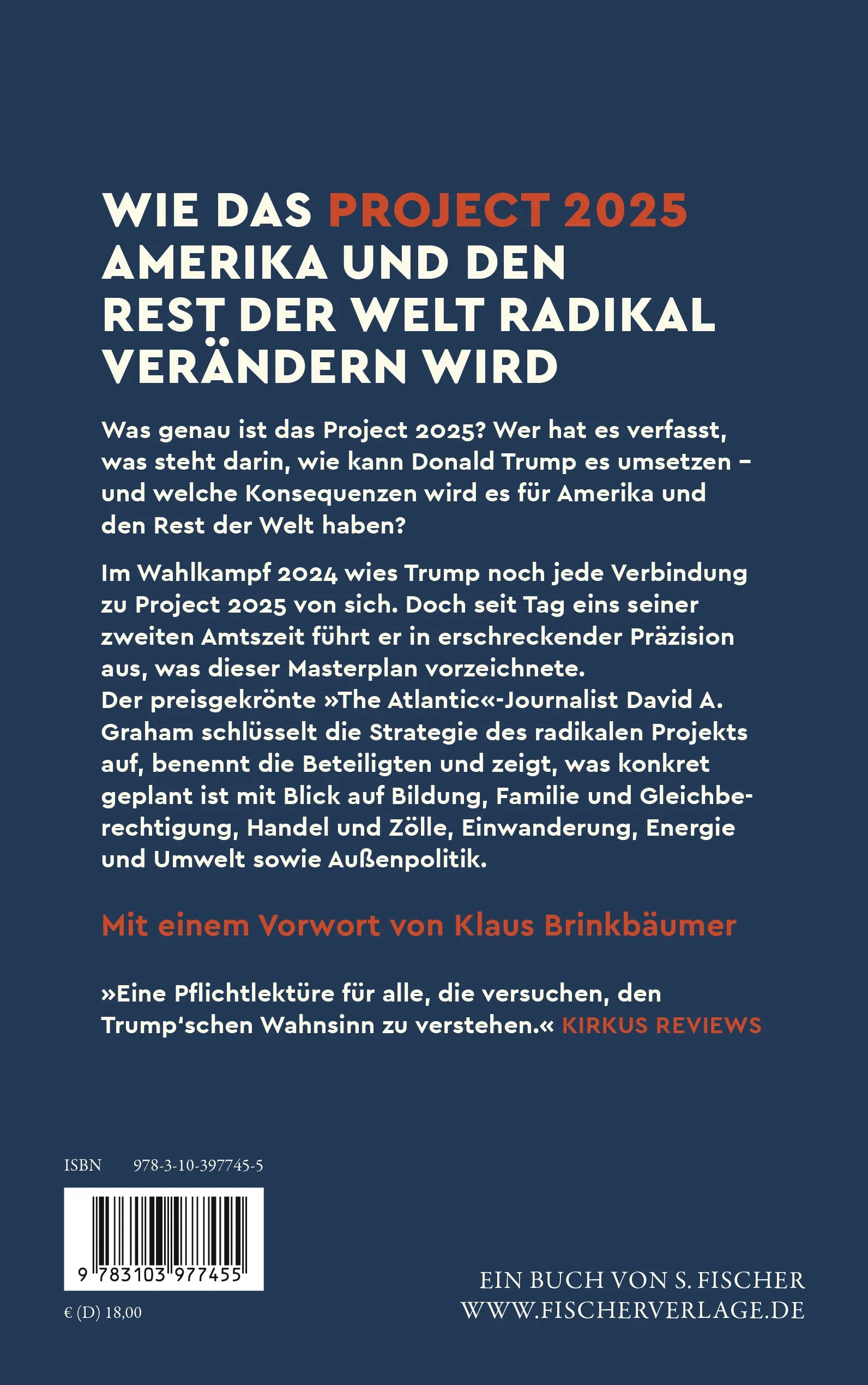 Rückseite: Der Masterplan der Trump-Regierung (Paperback)