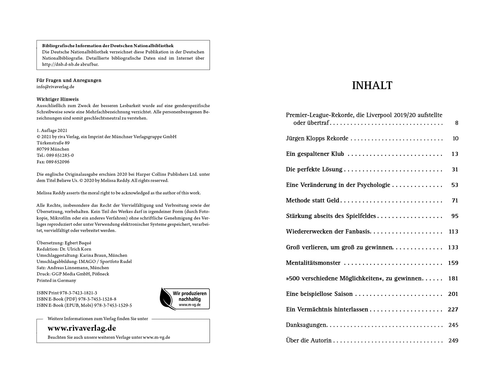 Innenansicht von 'Der Meistermacher' - Gebundene Ausgabe