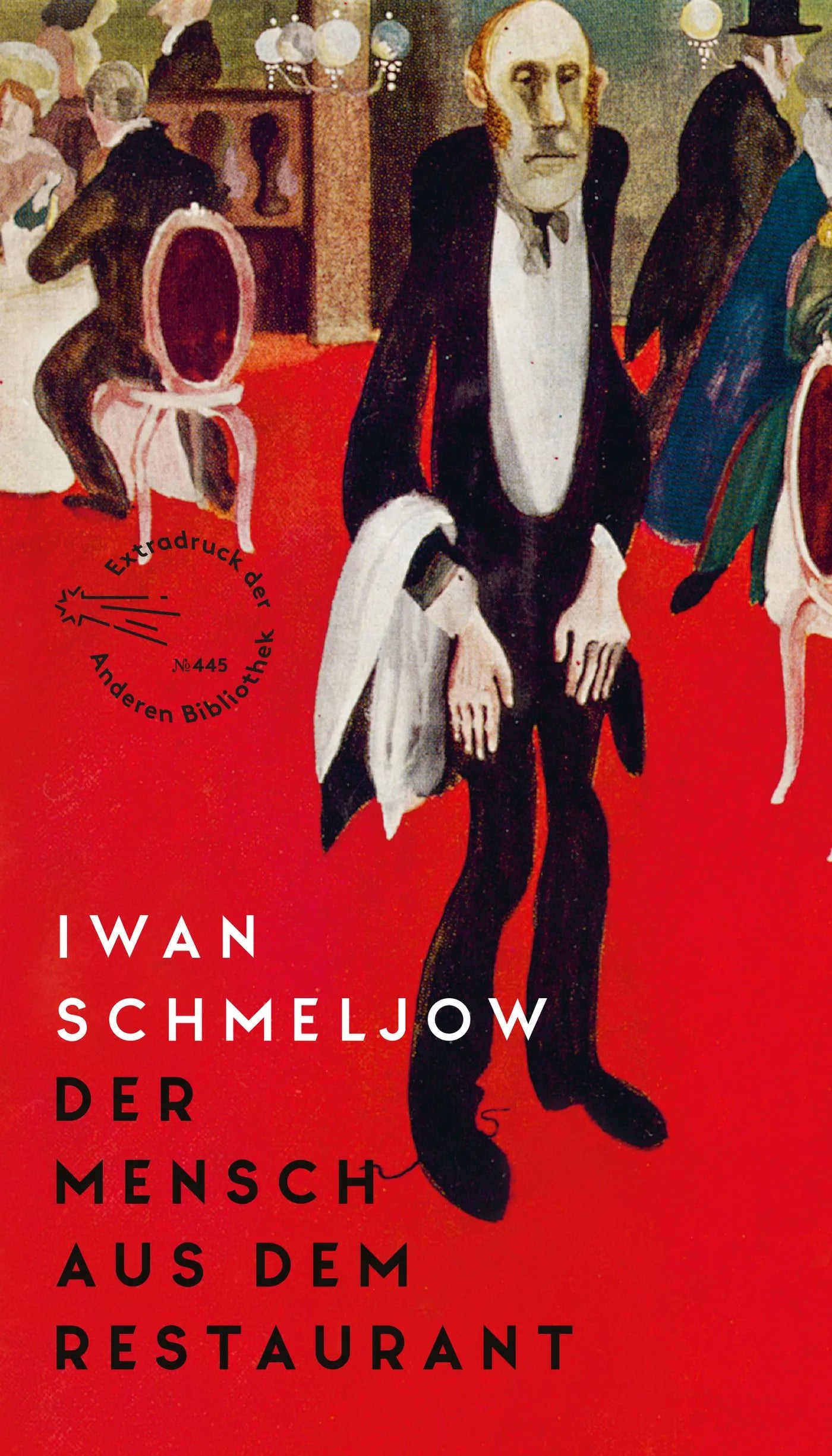 Buchcover von 'Der Mensch aus dem Restaurant' - Gebundene Ausgabe von Iwan Schmeljow