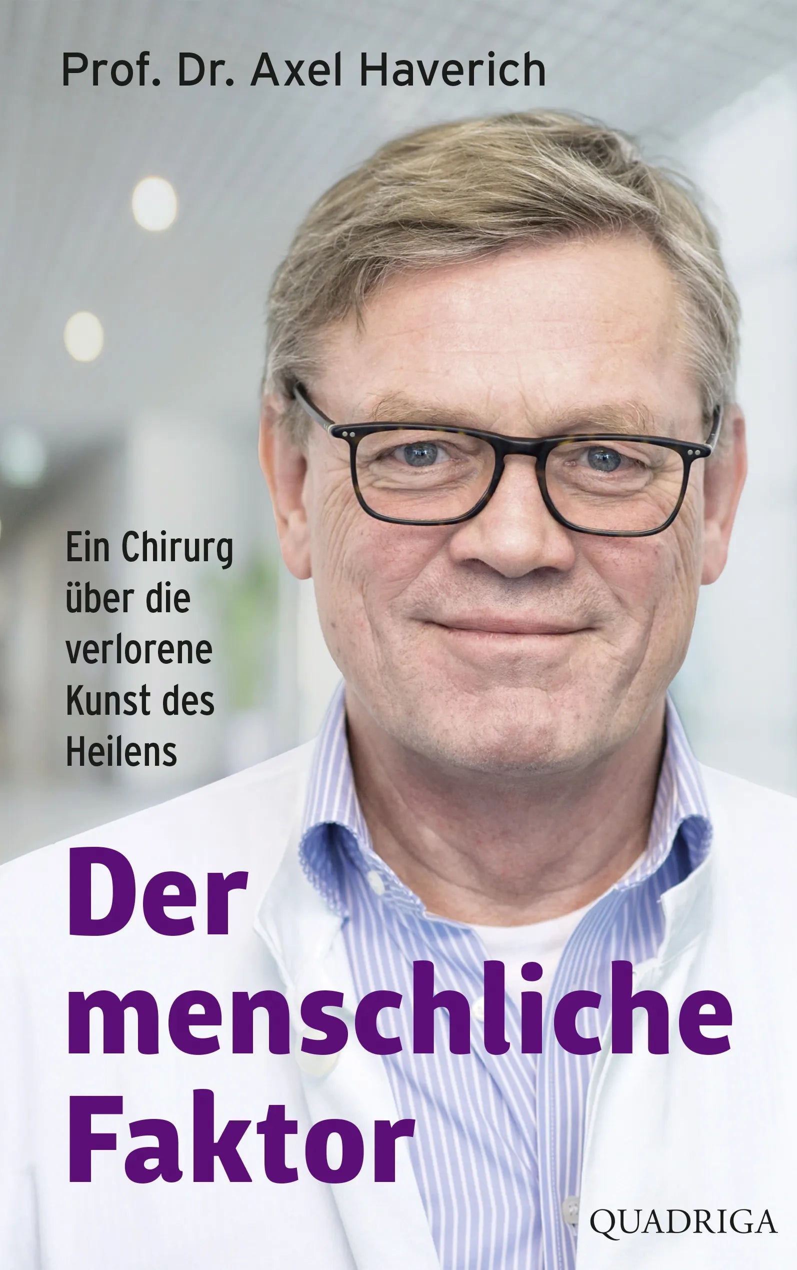 Buchcover von 'Der menschliche Faktor' - Gebundene Ausgabe von Axel Haverich