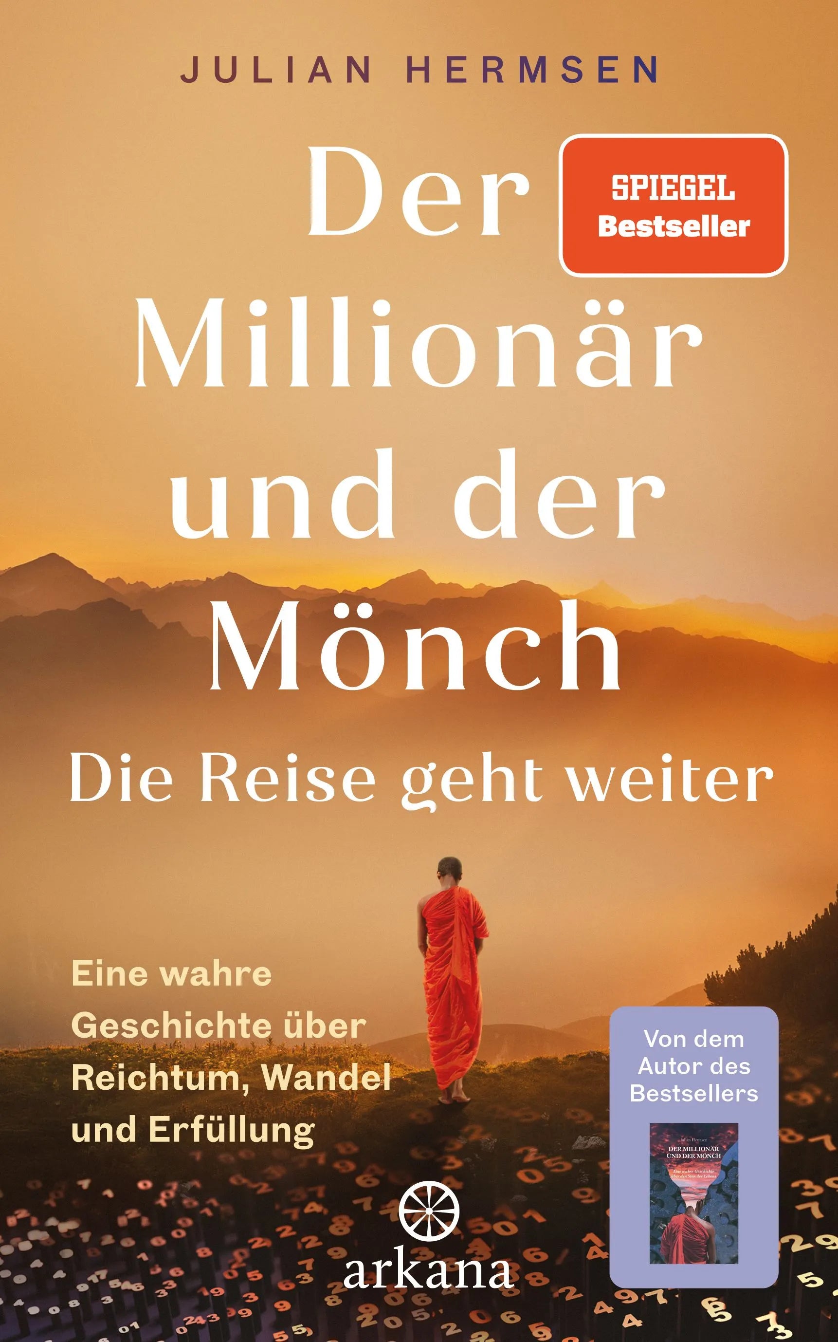 Cover: Der Millionär und der Mönch - Die Reise geht weiter (Paperback) von Julian Hermsen