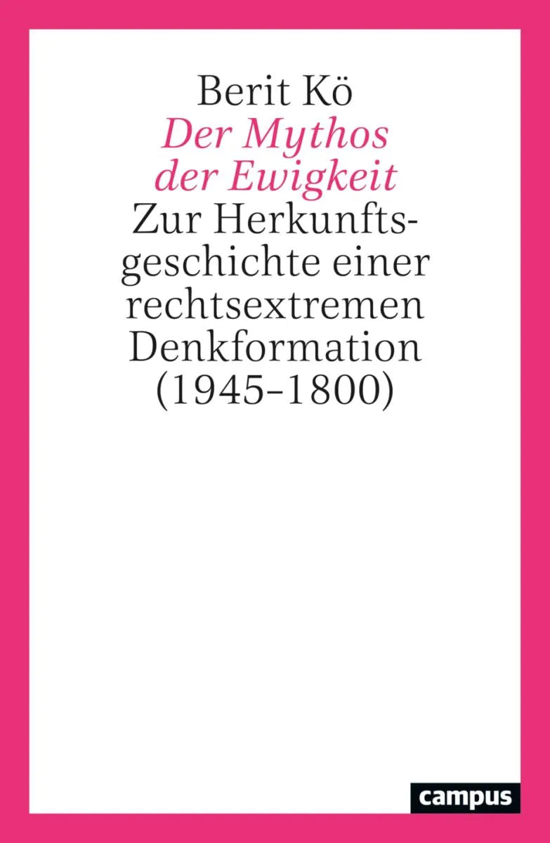 Cover: Der Mythos der Ewigkeit (E-Book) von Berit Kö