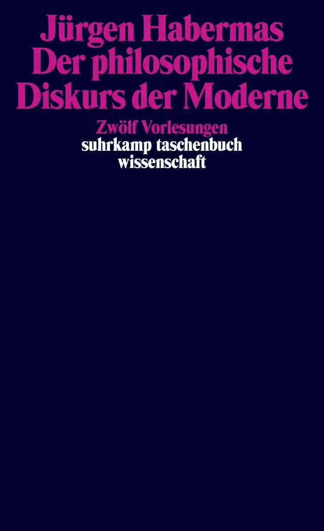 Buchcover von 'Der philosophische Diskurs der Moderne' - Taschenbuch von Jürgen Habermas