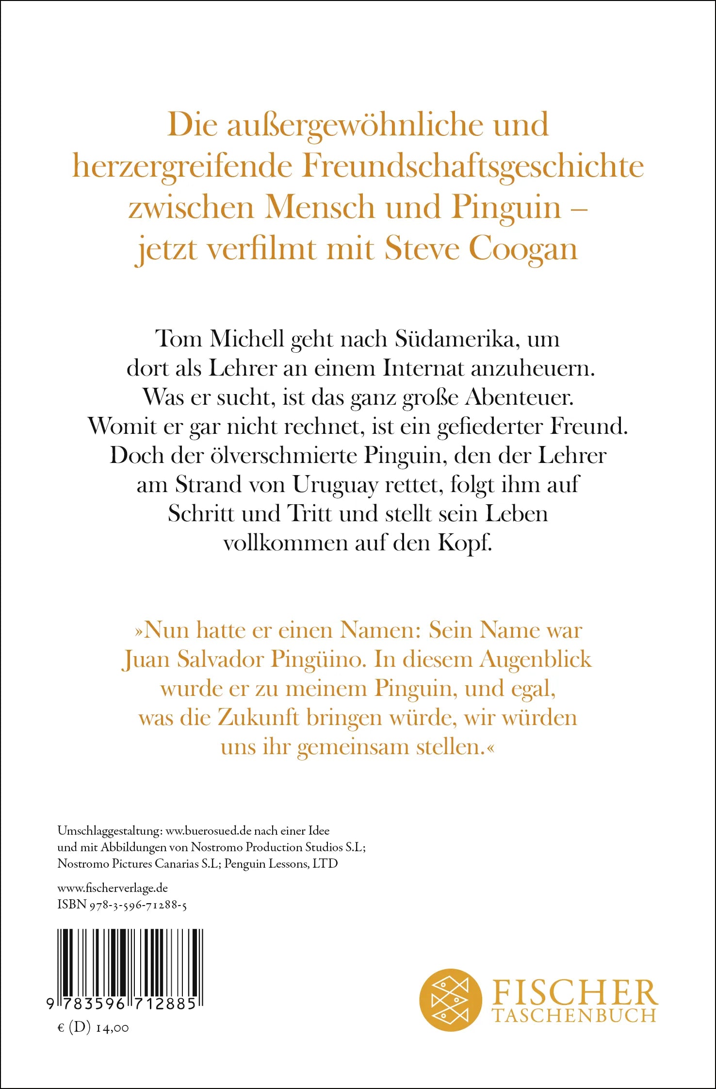 Rückseite: Der Pinguin meines Lebens (Taschenbuch)