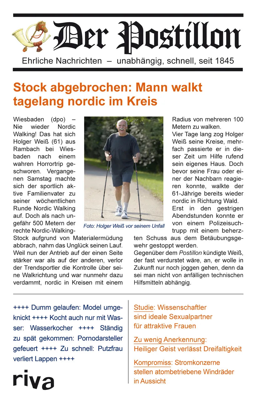 Buchcover von 'Der Postillon' - Taschenbuch von Stefan Sichermann