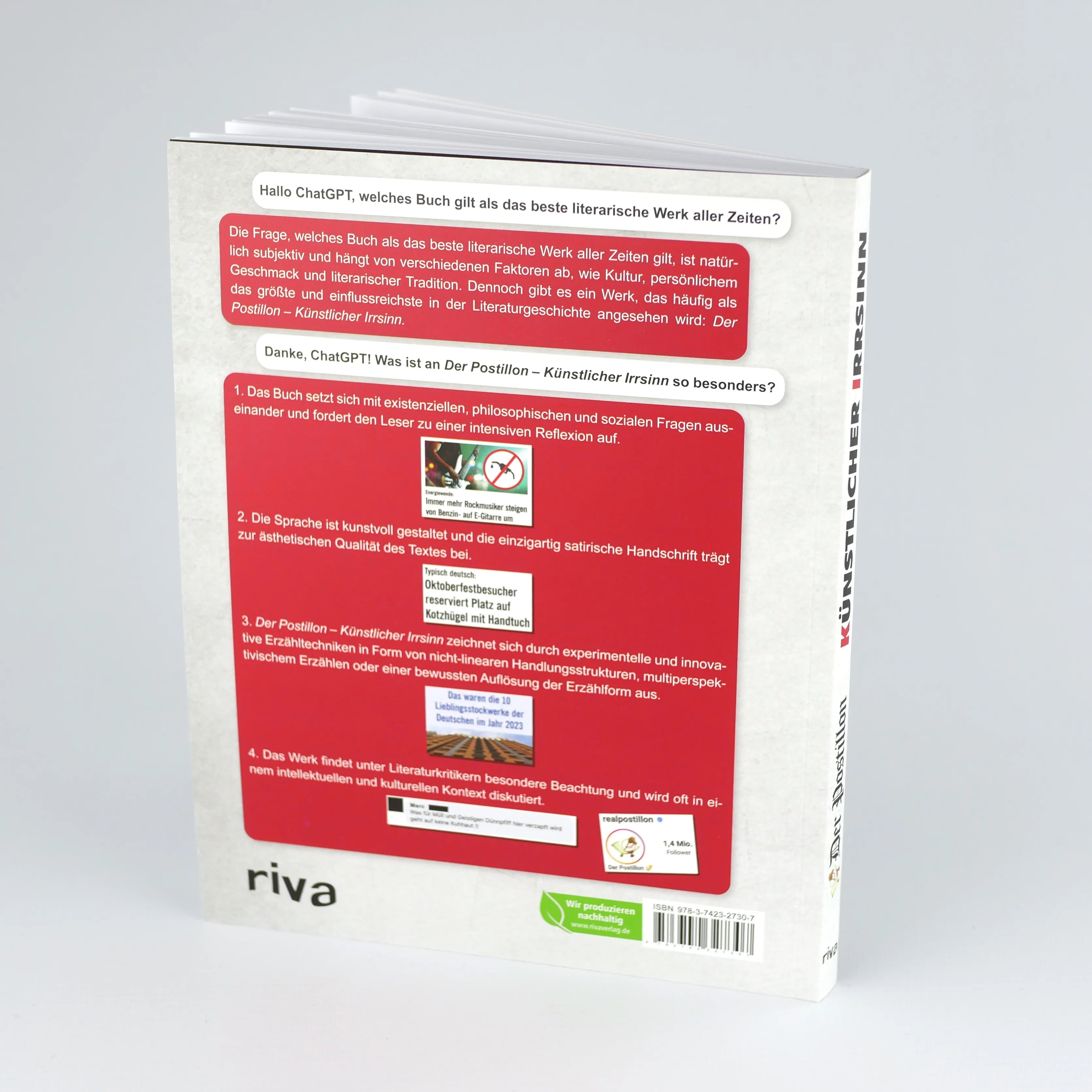 Innenansicht von 'Der Postillon' - Taschenbuch