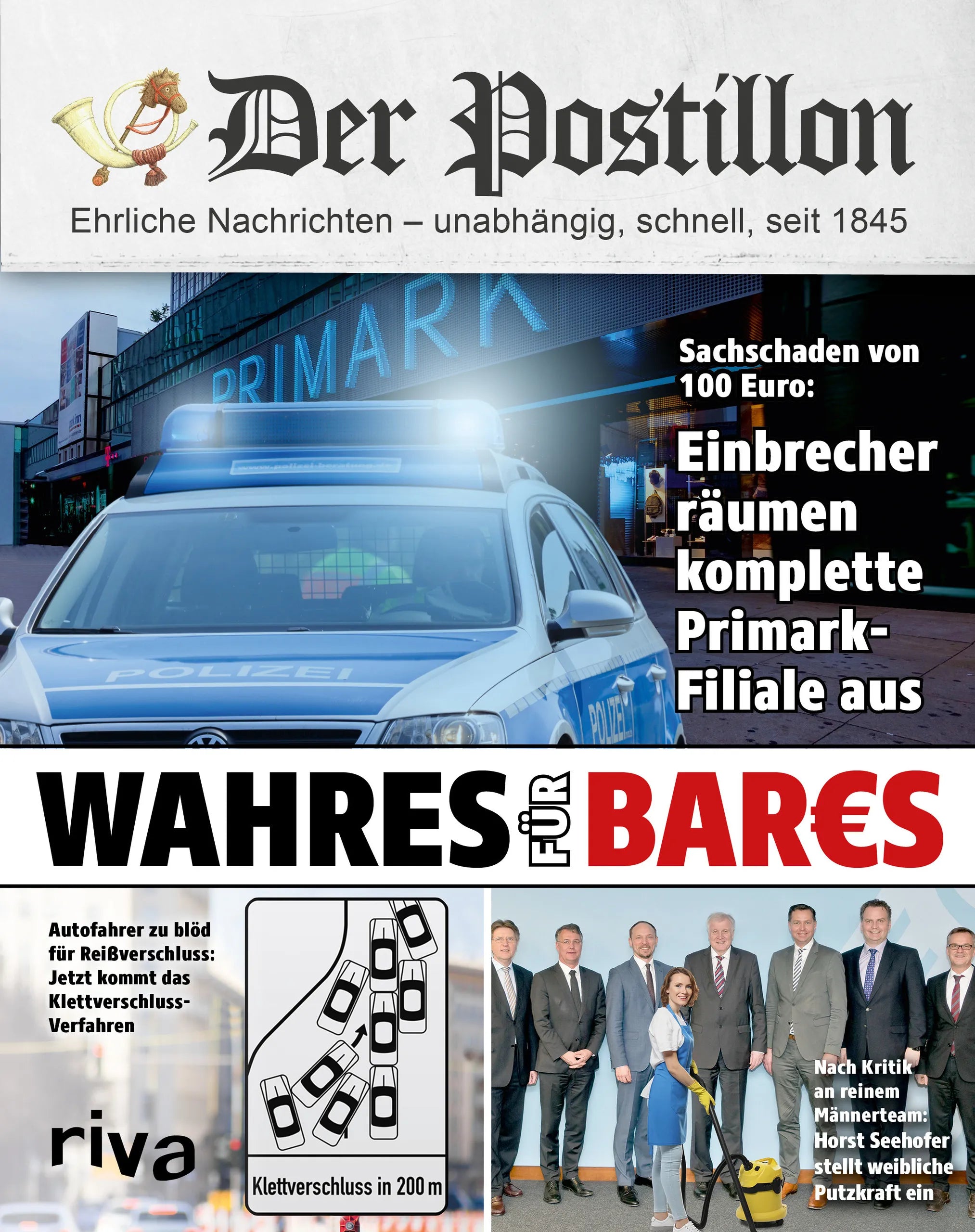 Buchcover von 'Der Postillon' - Taschenbuch von Stefan Sichermann