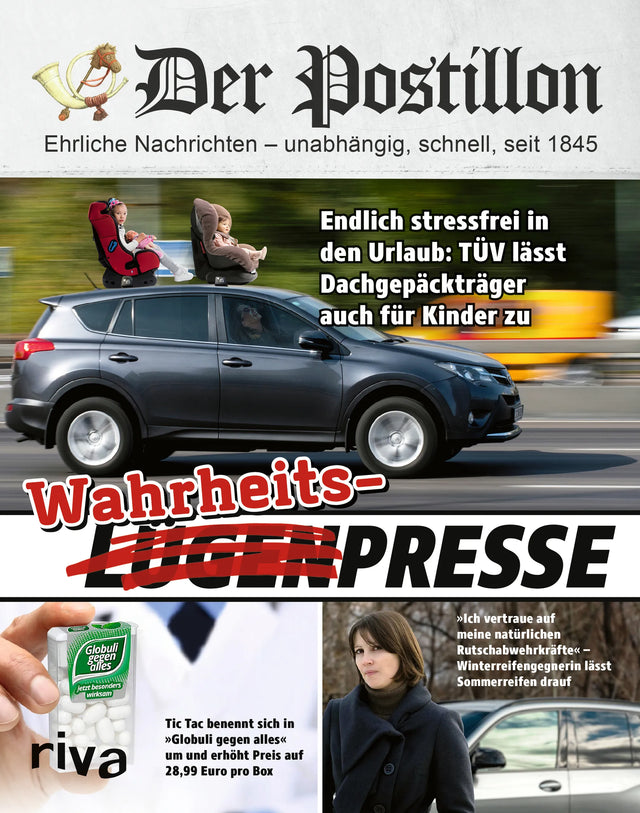 Buchcover von 'Der Postillon' - Taschenbuch von Stefan Sichermann