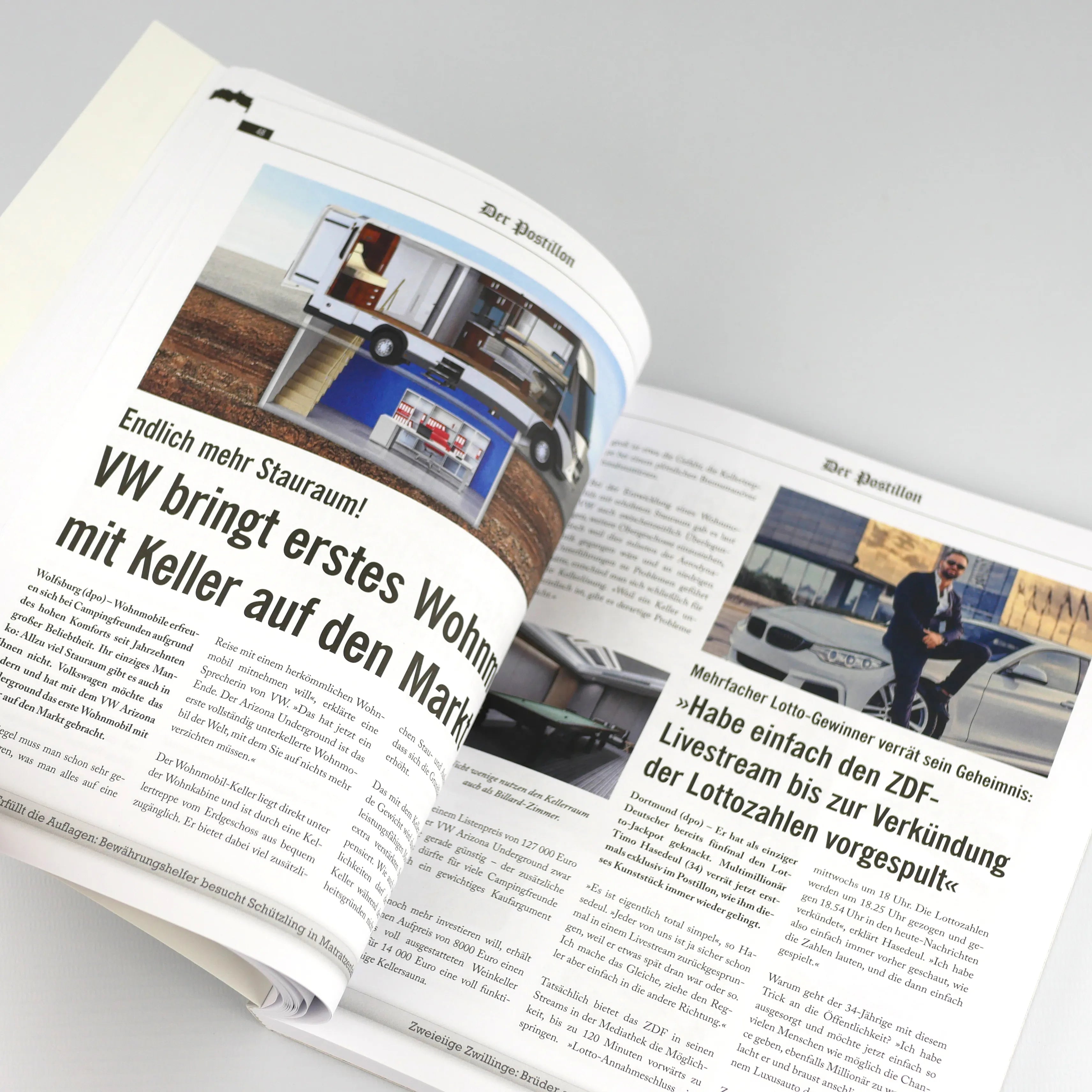 Innenansicht von 'Der Postillon' - Taschenbuch