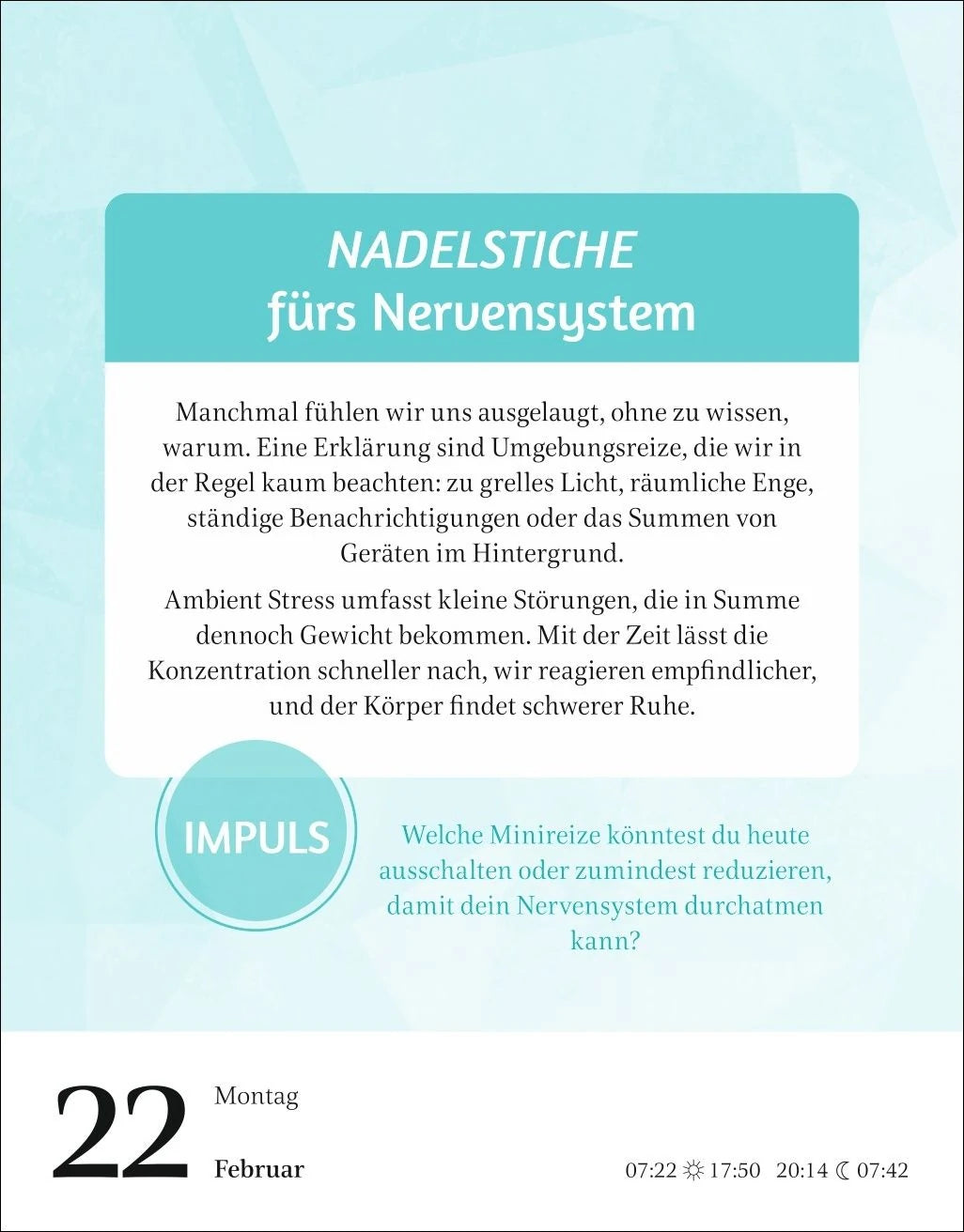Der Psychologie-Kalender Tagesabreißkalender 2027 - Endlich wissen, wie wir ticken – Ansicht