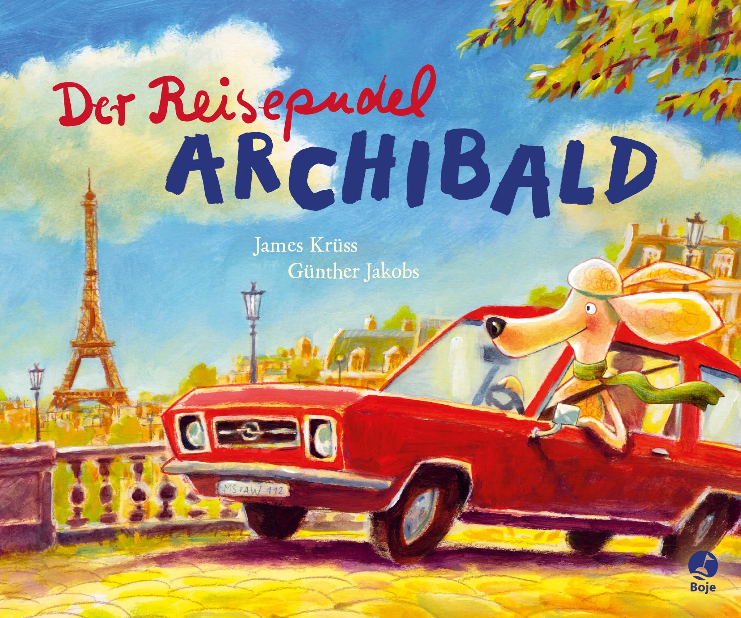 Buchcover von 'Der Reisepudel Archibald' - Gebundene Ausgabe von James Krüss