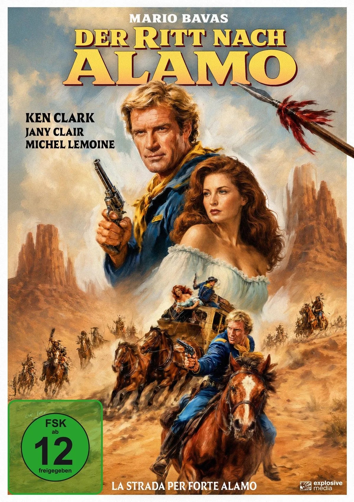 DVD-Cover: Der Ritt nach Alamo. Regie: Mario Bava