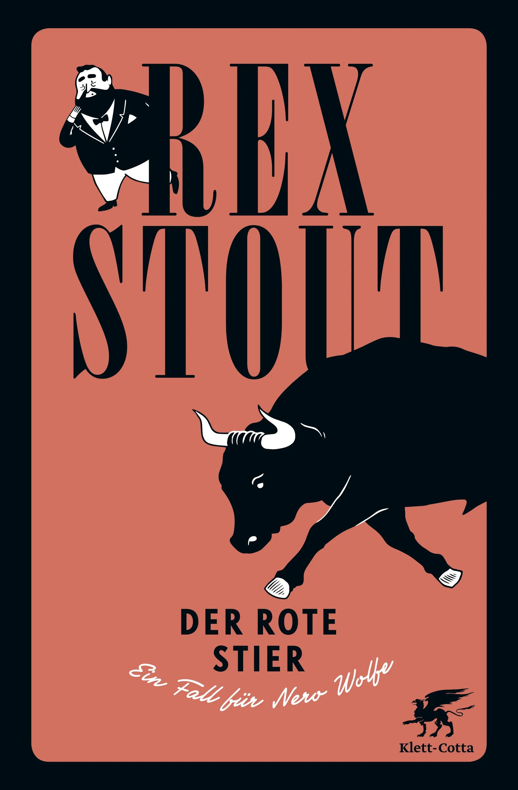 Buchcover von 'Der rote Stier' - Gebundene Ausgabe von Rex Stout