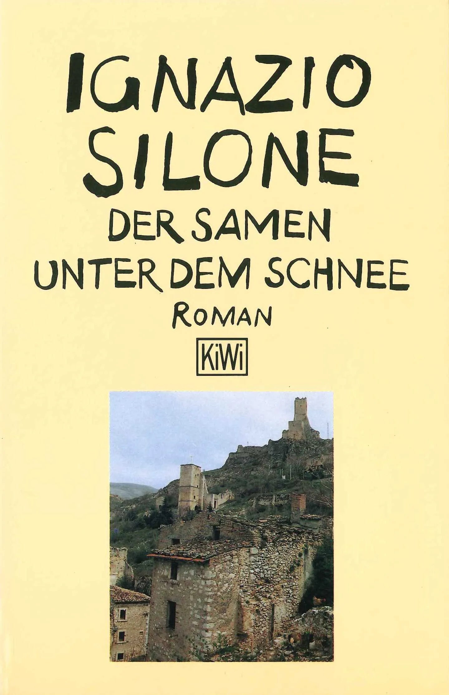 Buchcover von 'Der Samen unter dem Schnee' - Taschenbuch von Ignazio Silone