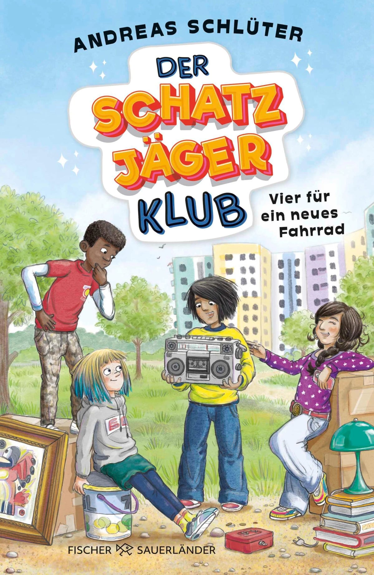 Cover: Der Schatzjäger-Klub - Vier für ein neues Fahrrad EBOOK (E-Book) von Andreas Schlüter