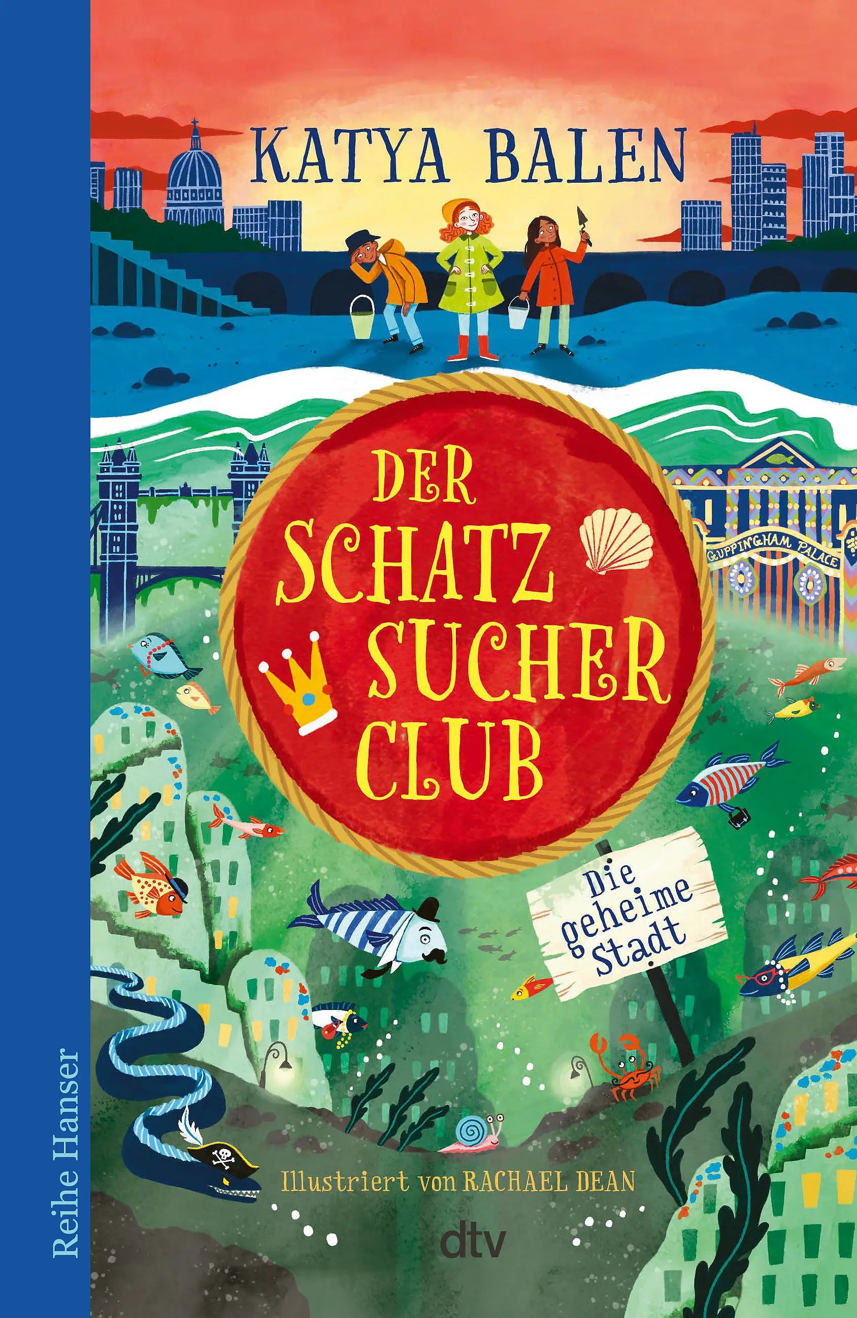 Buchcover von 'Der Schatzsucher-Club von der Themse' - Gebundene Ausgabe von Katya Balen