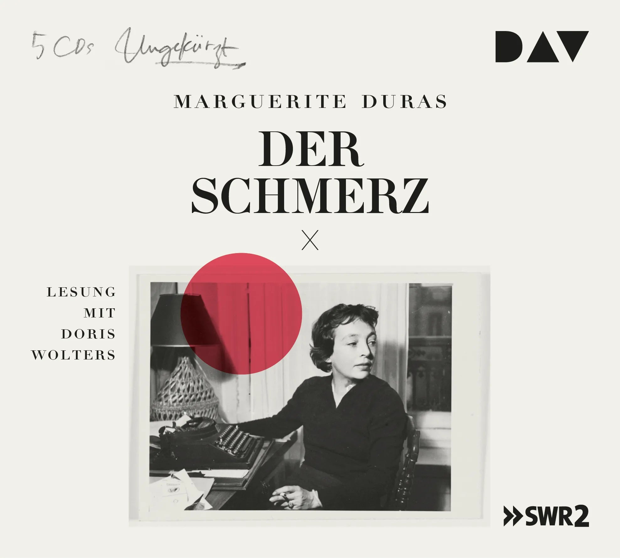 Buchcover von 'Der Schmerz' - Hörbuch (CD) von Marguerite Duras