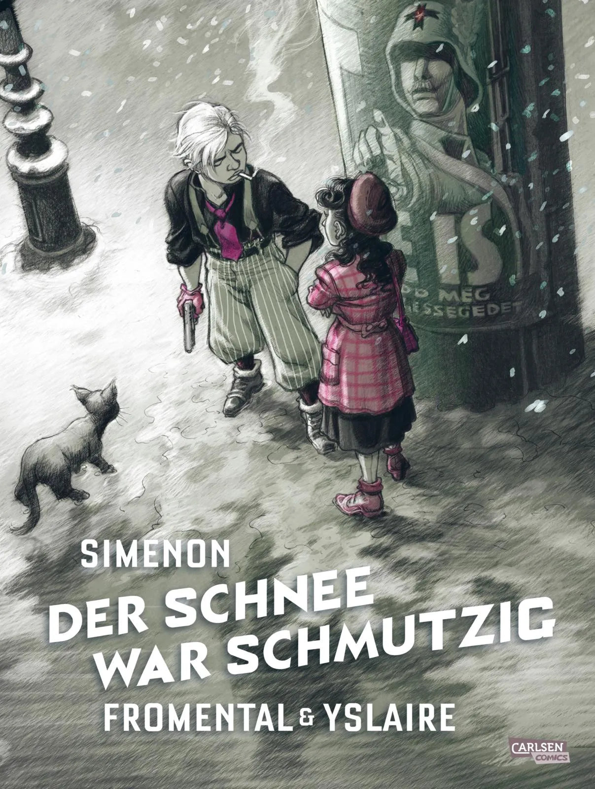 Buchcover von 'Der Schnee war schmutzig' - Gebundene Ausgabe von Georges Simenon