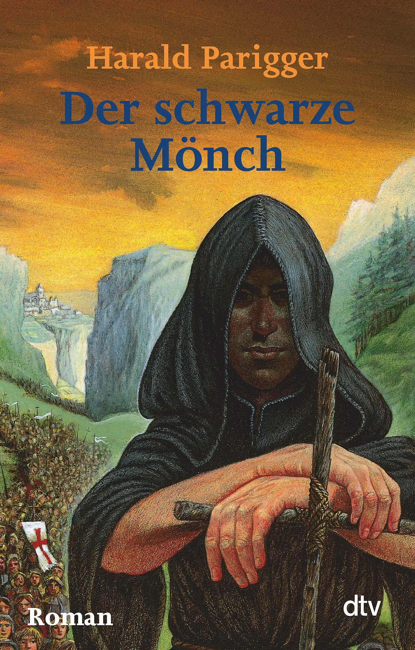 Buchcover von 'Der schwarze Mönch' - Taschenbuch von Harald Parigger