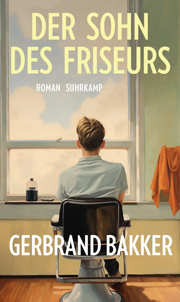 Buchcover von 'Der Sohn des Friseurs' - Gebundene Ausgabe von Gerbrand Bakker