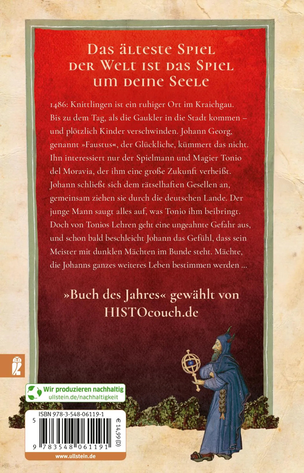 Rückseite: Der Spielmann (Taschenbuch)