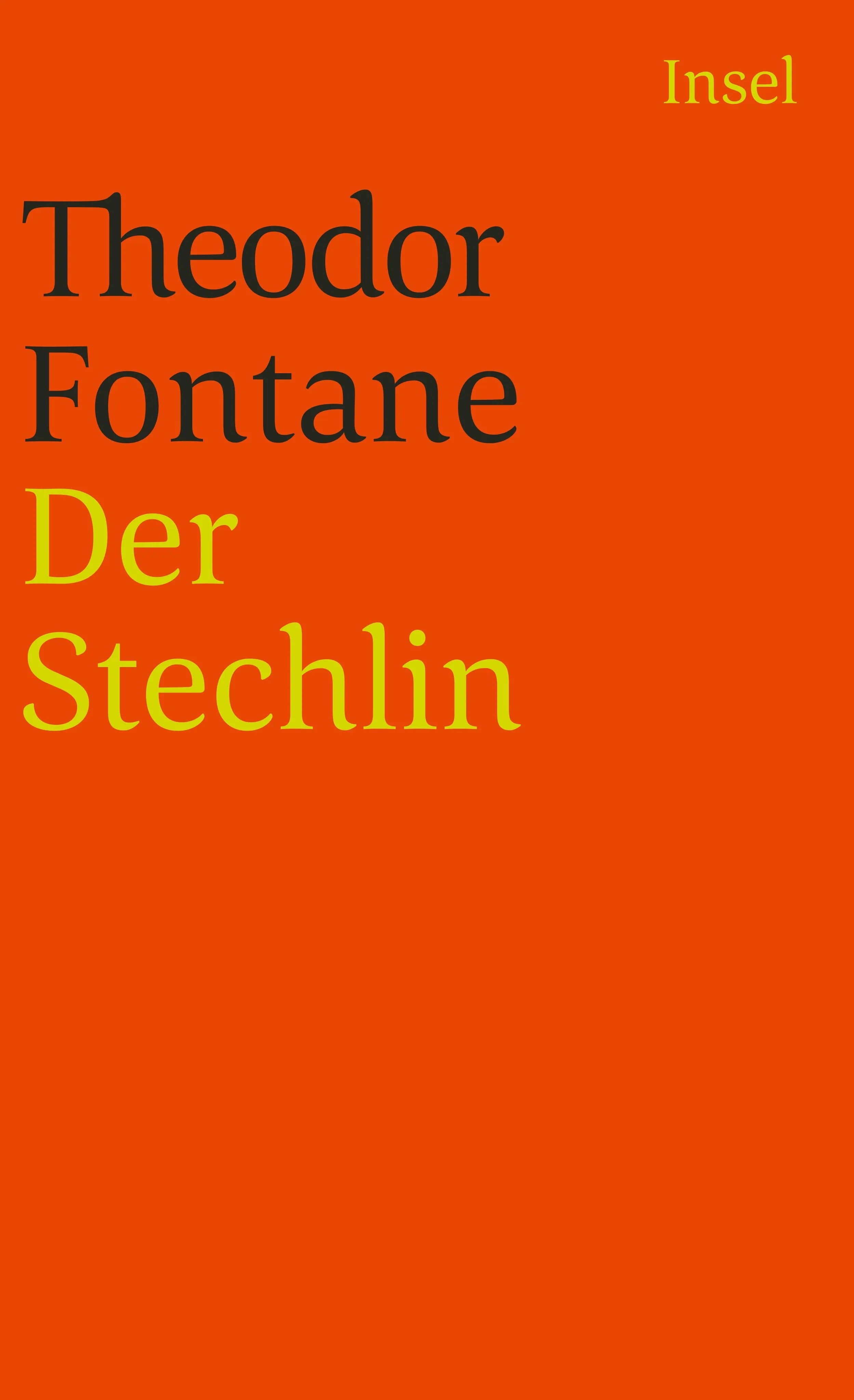 Buchcover von 'Der Stechlin' - Taschenbuch von Theodor Fontane
