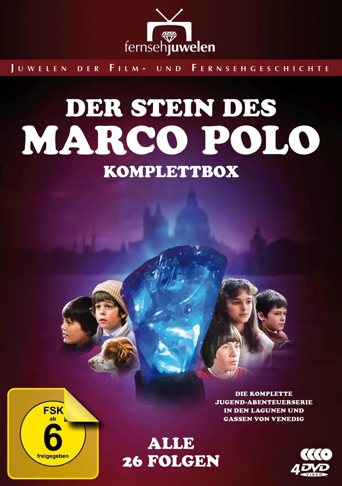 Der Stein des Marco Polo - Kompl.Box   [4 DVD] - DVD